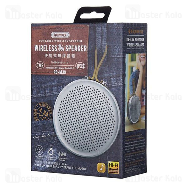 اسپیکر بلوتوث ریمکس Remax RB-M39 Portable TWS Speaker HiFi توان 5 وات