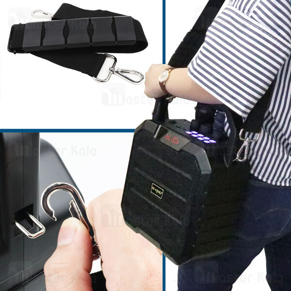 اسپیکر بلوتوث دبلیو کینگ W-King K1S Wireless Speaker توان 40 وات رم و فلش خور با میکروفون و ریموت