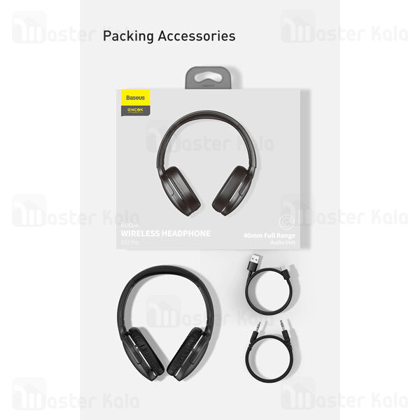 هدفون بلوتوث Baseus D02 Pro Encok Wireless Bluetooth Headphones NGTD010301