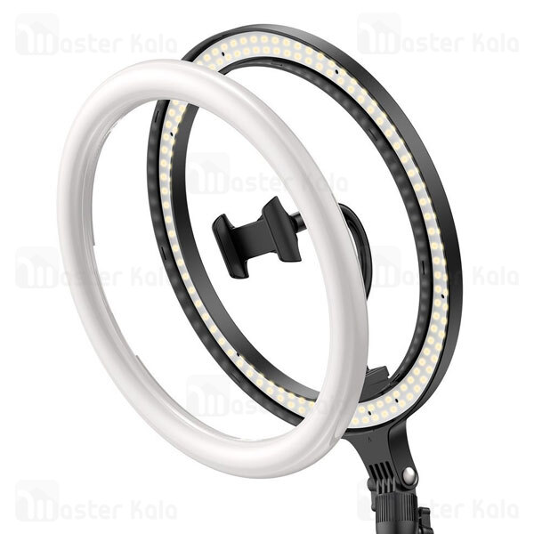 رینگ لایت بیسوس Baseus Live Stream Holder-table Stand Ring Light CRZB10-A01 با پایه 20 سانتی و هولدر