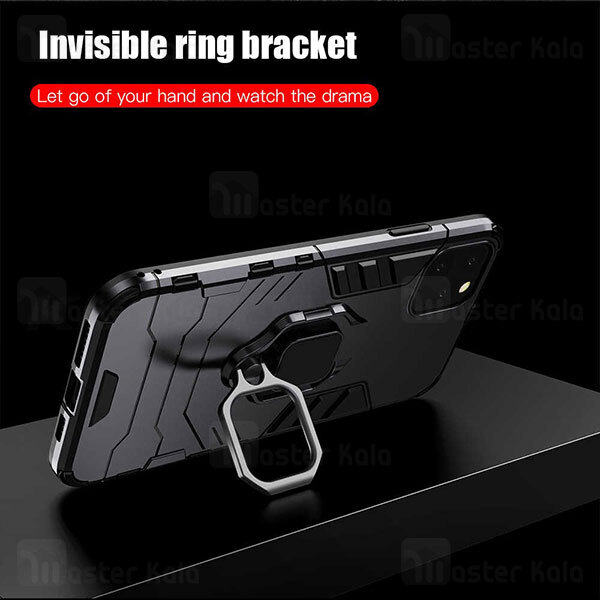 قاب Apple iPhone 12 Pro Max KEYSION ShockProof Armor Ring Holder Case