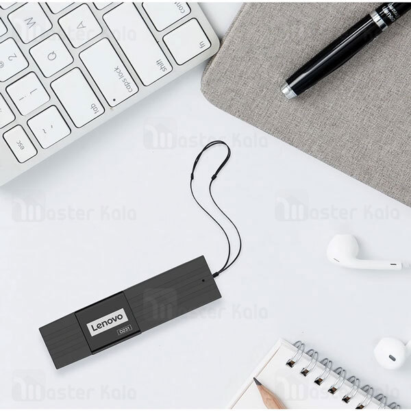 رم ریدر Lenovo D221 USB 2.0 TF and SD Card Reader