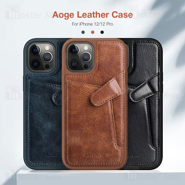 قاب چرمی Apple iPhone 12 Pro Max Nillkin Aoge Leather Case