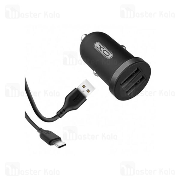 شارژر فندکی ایکس او XO TZ08 Dual USB Car Charger همراه با کابل توان 2.1A