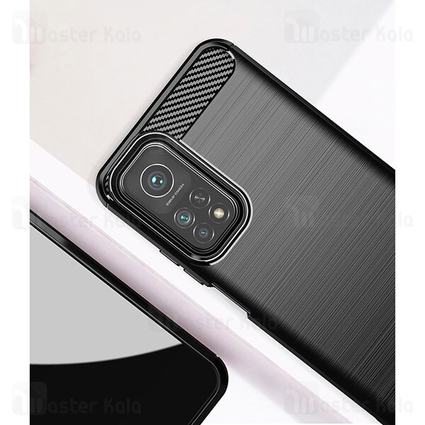 قاب محافظ ژله ای Xiaomi Mi 10T 5G Fiber Carbon Rugged Armor Case