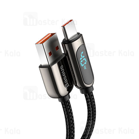 کابل شارژ تایپ سی Baseus Display Fast Charging Data Cable CATSK-01 1m 5A 40w