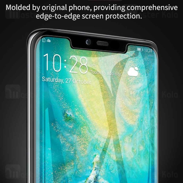 محافظ صفحه شیشه ای تمام صفحه نیلکین Huawei Mate 20 Pro / Porsche Design Nillkin 3D DS+ Max