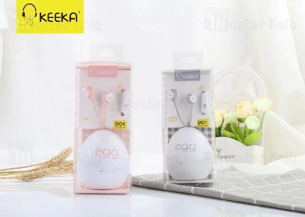 هندزفری فانتزی سیمی کیکا Keeka Do1 egg Music wired Handsfree