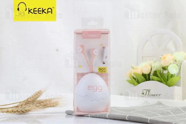 هندزفری فانتزی سیمی کیکا Keeka Do1 egg Music wired Handsfree