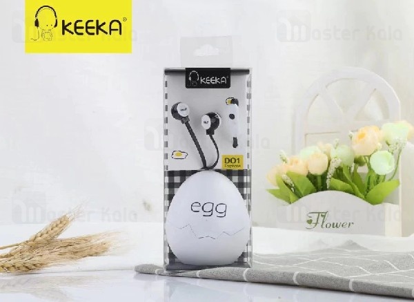 هندزفری فانتزی سیمی کیکا Keeka Do1 egg Music wired Handsfree