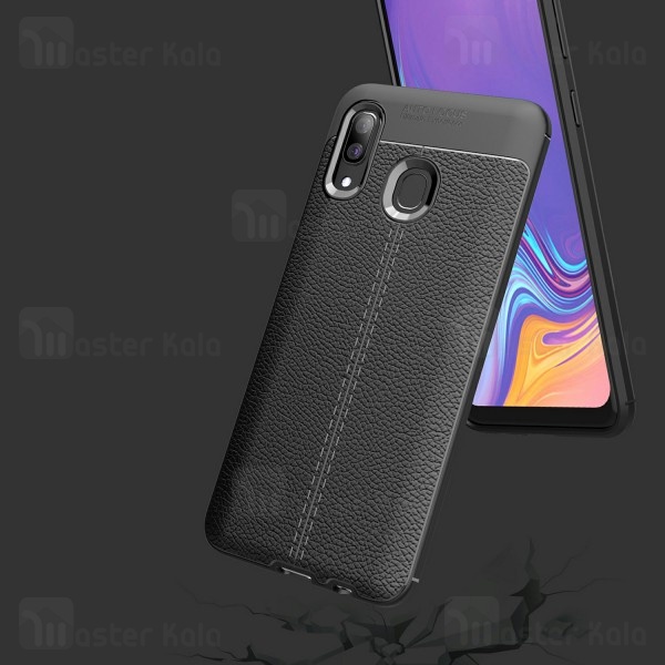 قاب طرح چرم Samsung Galaxy A30 Auto Focus Jelly Case
