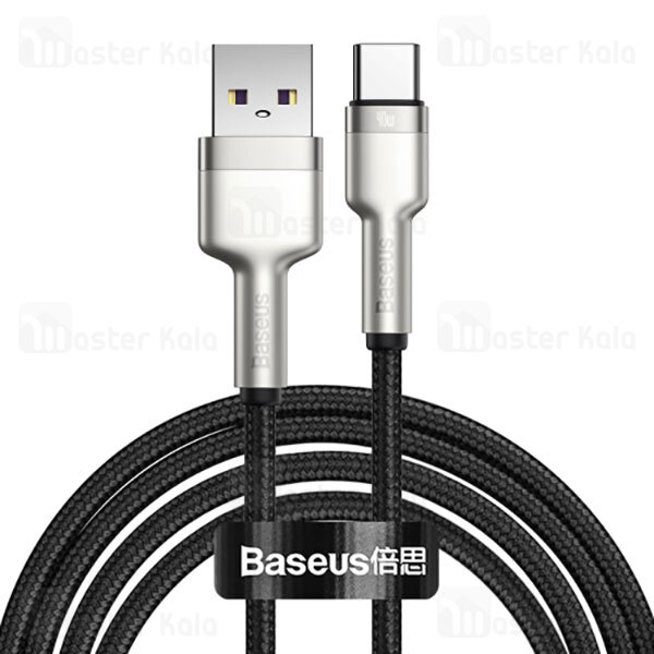 کابل تایپ سی Baseus Cafule Series Metal CATJK-A01 Type C Charging 1m 40W Data Cable