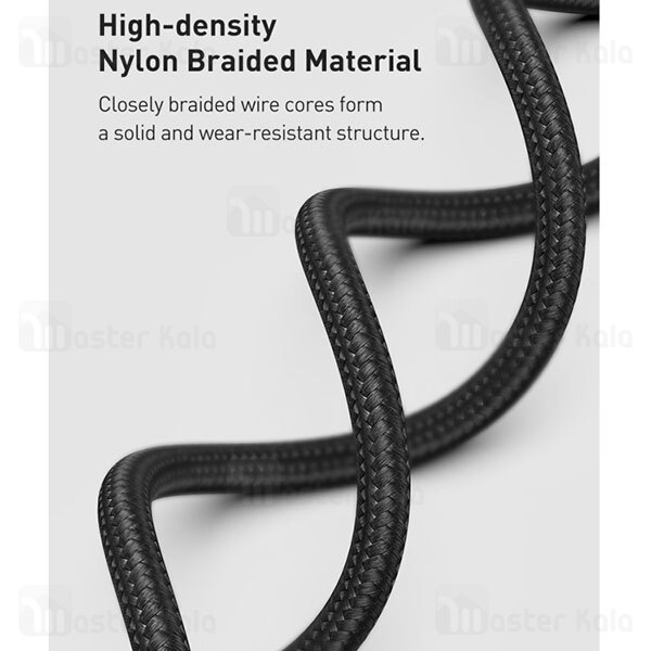 کابل لایتنینگ به تایپ سی Baseus Cafule Series Metal CATLJK-B01 Type C to Lightning 2m 20W