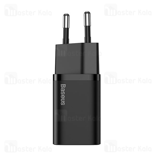 شارژر دیواری فست شارژ بیسوس Baseus Super Si Quick Charger 1C 20W TZCCSUP-B01 توان 20 وات همراه کابل