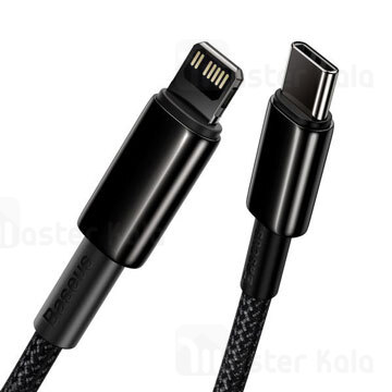کابل لایتنینگ به Type-C بیسوس Baseus Tungsten Gold CATLWJ-01 طول 1 متر توان 20 وات