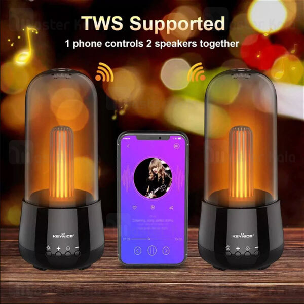 اسپیکر بلوتوث لنوو Lenovo L02 Portable TWS Bluetooth Light Speaker دارای چراغ