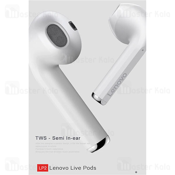 هندزفری بلوتوث دوگوش لنوو Lenovo LivePods LP2 Wireless Handsfree