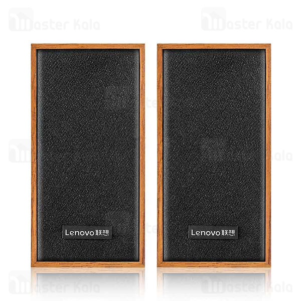 اسپیکر دسکتاپ لنوو Lenovo M530 Wooden Desktop Wired Speaker توان 6 وات