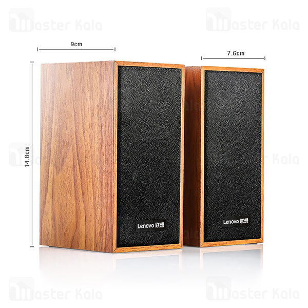 اسپیکر دسکتاپ Lenovo M530 Wooden Desktop Wired Speaker