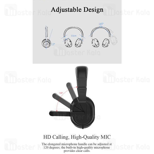 هدفون گیمینگ Lenovo P320 plus Office Wired Gaming Headphone Adapter