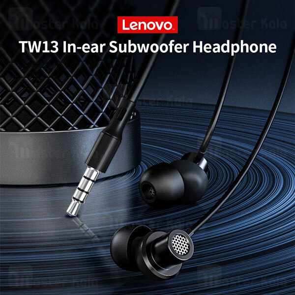 هندزفری سیمی لنوو Lenovo TW13 Wire Earphone Handsfree کانکتور 3.5 میلی متری