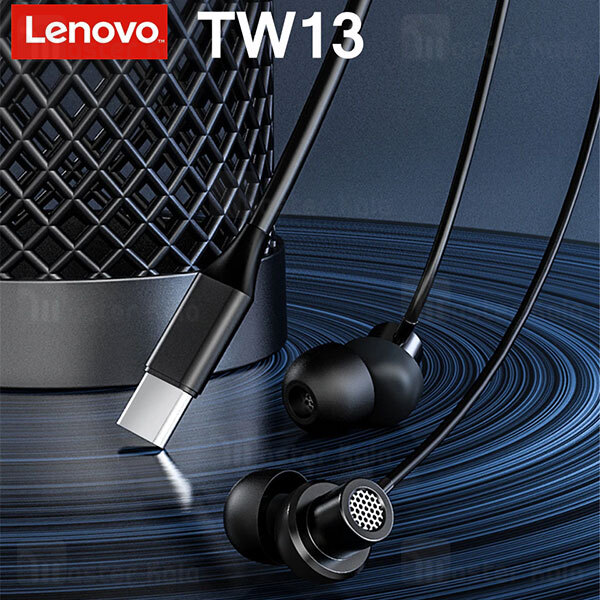 هندزفری سیمی لنوو Lenovo TW13 Wire Earphone Handsfree کانکتور Type C