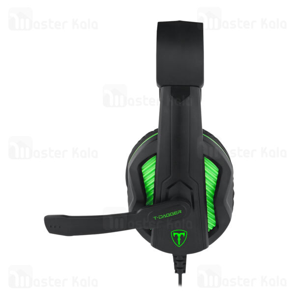 هدفون سیمی گیمینگ T-Dagger Cook T-RGH100 Gaming Headset