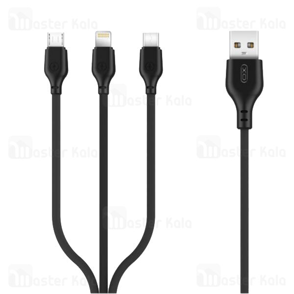 کابل سه سر XO NB103 3 in 1 Charging Cable 2.1A