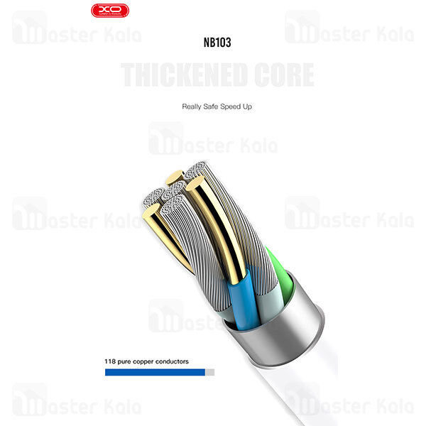 کابل سه سر XO NB103 3 in 1 Charging Cable 2.1A
