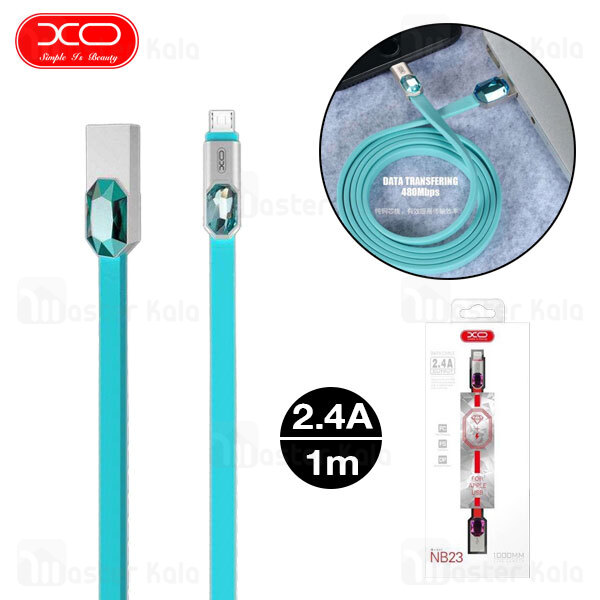 کابل میکرو یو اس بی XO NB23 Data Charging microUSB 1m 2.4A Cable