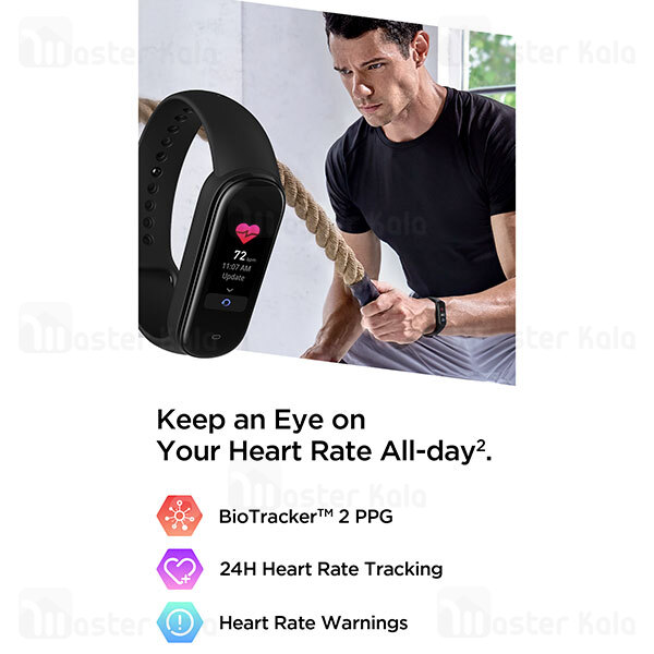 دستبند سلامتی هوشمند شیائومی Xiaomi Amazfit Band 5 Smart Band نسخه گلوبال