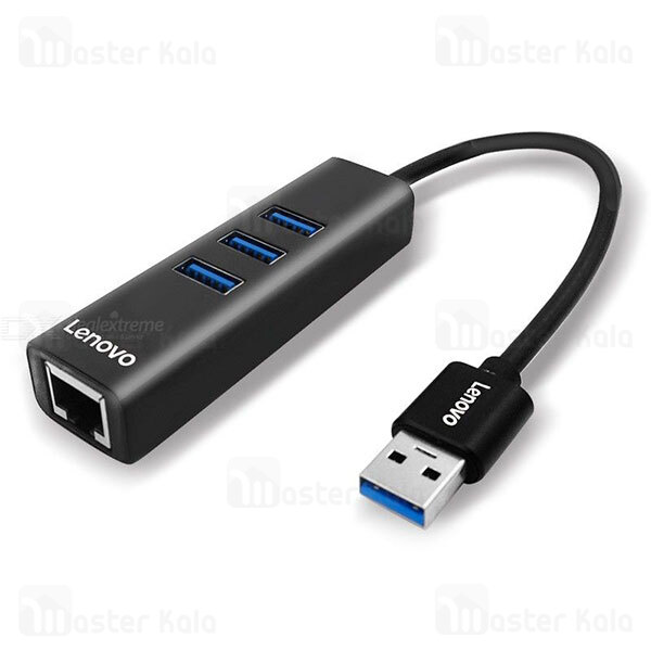 هاب 4 پورت لنوو Lenovo A615 4 Ports USB3.0 Hub Splitter