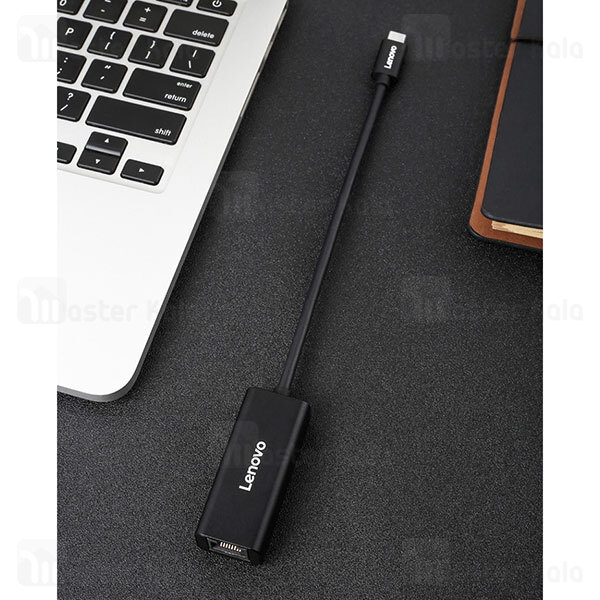 تبدیل Type C به LAN لنوو Lenovo LX0804 Type C to RJ45 Network Converter