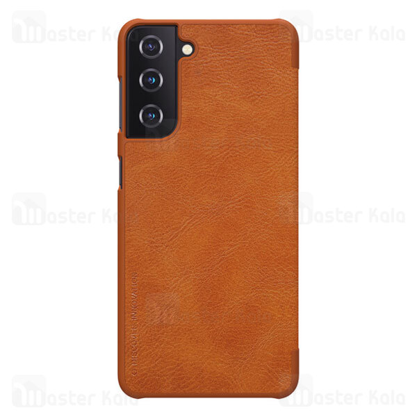 کیف چرمی نیلکین سامسونگ Samsung Galaxy S21 Plus Nillkin Qin Leather Case