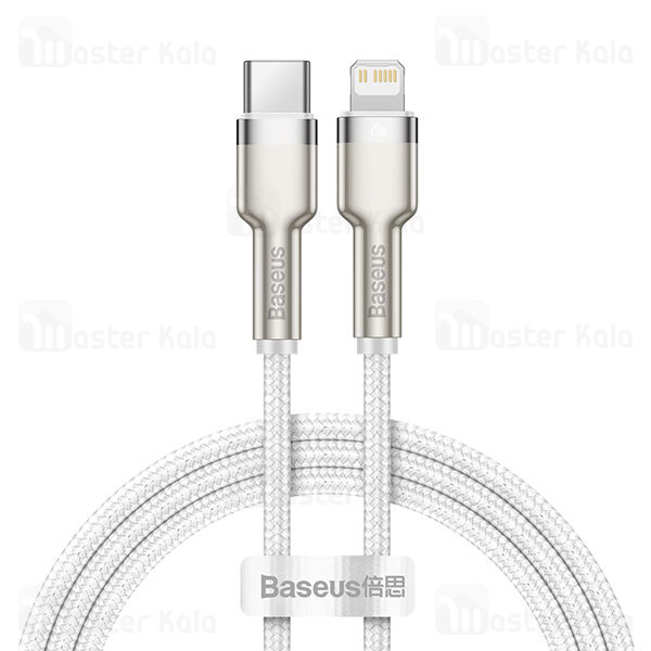 کابل لایتنینگ به تایپ سی Baseus Cafule Series Metal CATLJK-A01 Type C to Lightning 1m 20W
