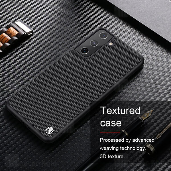 قاب فیبر نیلکین سامسونگ Samsung Galaxy S21 Plus Nillkin Textured Nylon Fiber Case