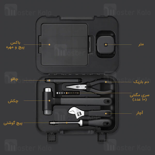 جعبه ابزار شیائومی Xiaomi MIIIW Multifunctional Household DIY Repair Toolkit MWTK01