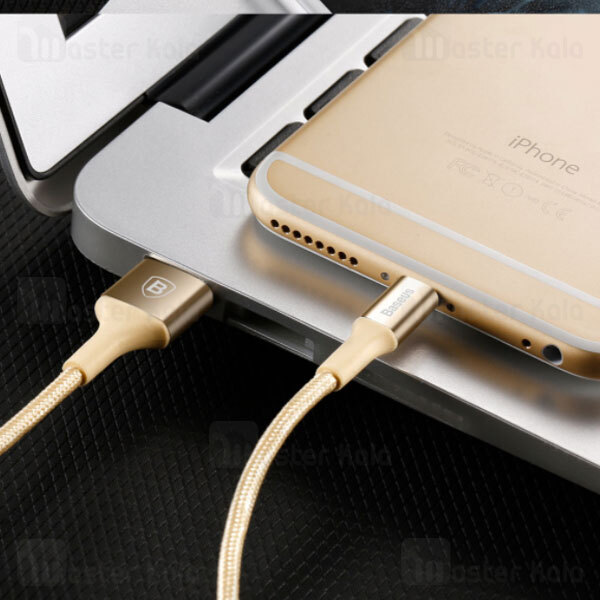 کابل لایتنینگ بیسوس Baseus Shining Cable with Jet Metal CALSY-01 طول 1 متر توان 2 آمپر
