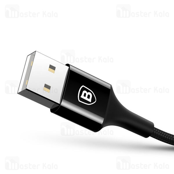 کابل لایتنینگ بیسوس Baseus Shining Cable with Jet Metal CALSY-01 طول 1 متر توان 2 آمپر