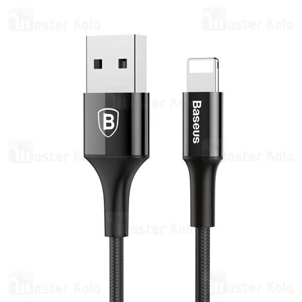 کابل لایتنینگ بیسوس Baseus Shining Cable with Jet Metal CALSY-01 طول 1 متر توان 2 آمپر