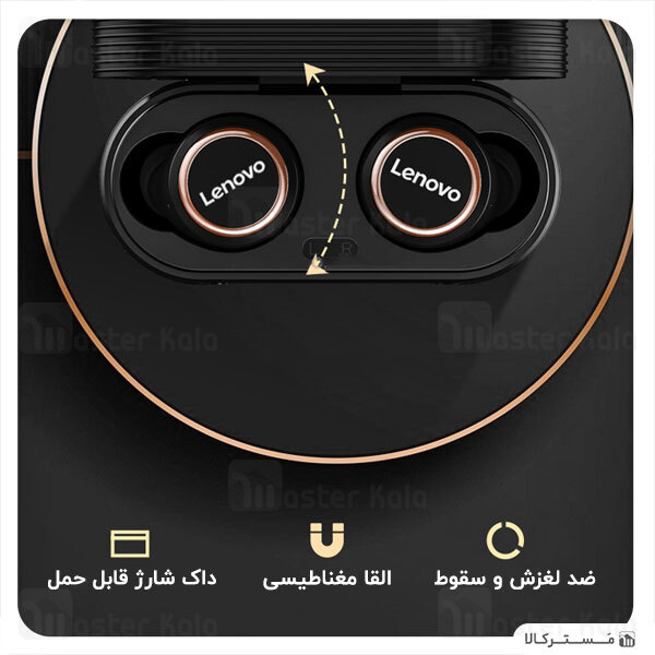 هندزفری بلوتوث دوگوش لنوو Lenovo LivePods LP12 Wireless Earphone