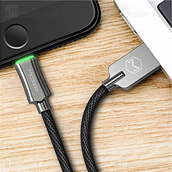 کابل لایتنینگ Mcdodo CA-3901 Knight Series Auto Power Off Lightning Data Cable 2.4A 1.2M