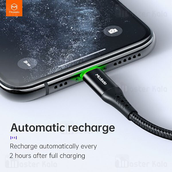 کابل آیفونی Mcdodo CA-7361 Auto Power Off Lightning Data Cable 36W 1.8M