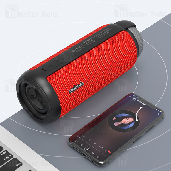 اسپیکر بلوتوث دبلیو کینگ W-King D6 Movement Bluetooth Speaker توان 20 وات رم خور