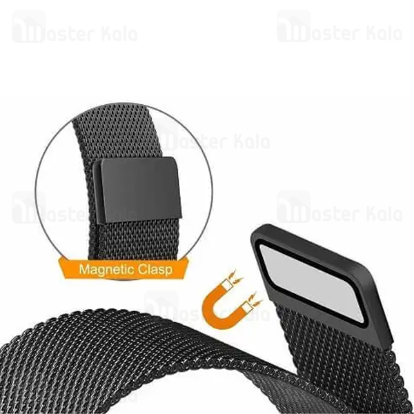 بند فلزی ساعت هوشمند شیائومی Xiaomi Haylou Solar LS05 Stainless Steel Milanese Strap