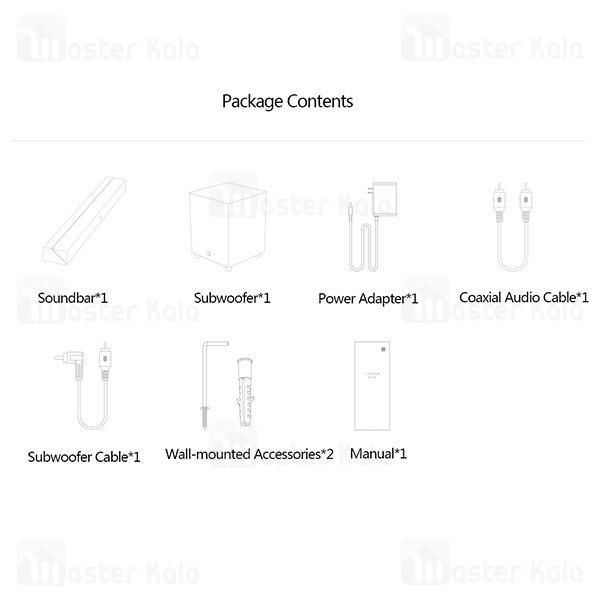 ساندبار شیائومی Xiaomi Redmi TV Soundbar MDZ-35-DA 100W