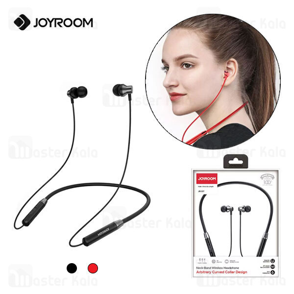 هندزفری بلوتوث جویروم Joyroom Neck-Band Wireless Bluetooth Headphone JR-D7 طراحی مگنتی و ضد آب