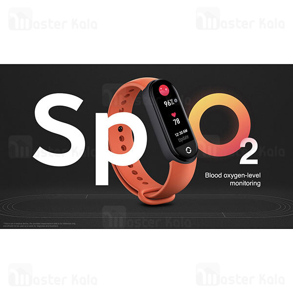 دستبند سلامتی هوشمند شیائومی Xiaomi Mi Band 6 Smart Band نسخه گلوبال + گارانتی