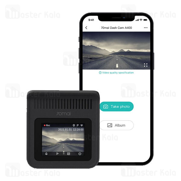 دوربین خودروی شیائومی Xiaomi 70mai Dash Cam with Rear Cam Set A400+ به همراه ست دوربین عقب