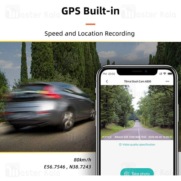 دوربین خودروی شیائومی Xiaomi 70mai Dash Cam A800S